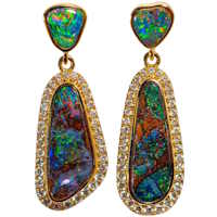 Boulder Opal Earrings